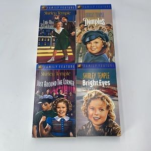 Lot 4 Vintage Shirley Temple VHS Tape